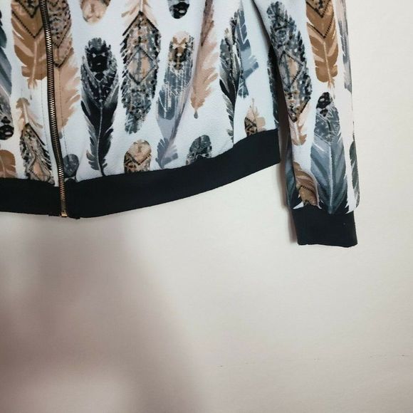 Love Spell Feather Design Jacket Size Medium - Picture 5 of 10
